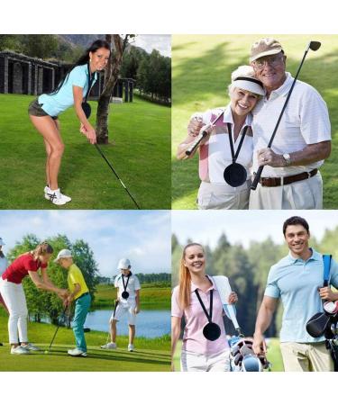 FINGER TEN Golf Smart Ball Training Aid + Air Pump | Posture Correction & Swing Trainer for Men, Women, Beginners - Black - Buy Online on GoSupps.com