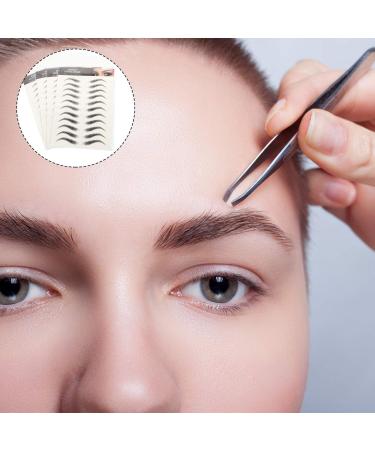 NOLITOY 4 Sheets Waterproof Eyebrow Stickers Eyebrow Peel off Imitation Eyebrow Sticker Cosmetic Make up 6d 21x14.8cm Black - Buy Online on GoSupps.com