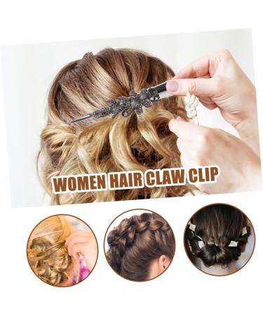 SOESFOUFU Crocodile Hair Clips Barrette Rhinestone Hair Barrette Rhinestone Barrettes for Women Bill Clips Hair Sparkly Hair Clips Glitter Hair Clips Fancy Clips for Women Billed Hair Clips - Buy Online on GoSupps.com