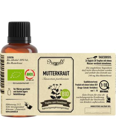Buy Organic Motherwort Drops (Extract Essence Tincture) - Auwald | International Shipping Available - Buy Online on GoSupps.com
