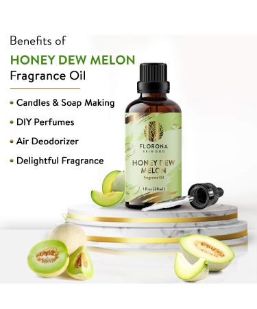 Florona Honey Dew Lemon Fragrance Oil - Premium Quality for Soap & Candle Making | 1 fl oz Aroma for Diffuser & Aromatherapy - Buy Online on GoSupps.com