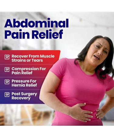 XXL/3XL Wide Abdominal Binder Belly Wrap - Postpartum Tummy Tuck Belt for Bariatric Stomach Compression, Hernia & Post Surgery Support (47-70 inches) - Buy Online on GoSupps.com