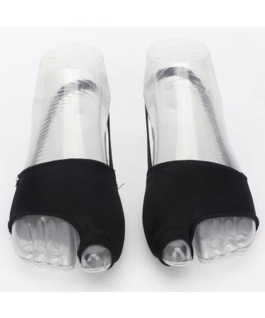 Bunionette Sleeve Eliminate Soreness Stretchy Soft Bunion Corrector for Waiters Retail Workers Black (S)