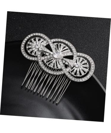MUSISALY Bridal Headdress Tiara Wedding Headpiece Bridal Hair Comb Bride European and American Hairpin - Buy Online on GoSupps.com