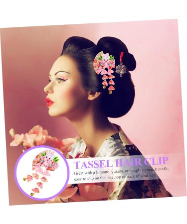 FRCOLOR Hanfu Hairpins Kimono tassel bell hair accessory Japanese style hair clip tassel kimono hair clip traditional japanese hairpin Bunny Clips Vintage s bride alloy Asia Hair - Buy Online on GoSupps.com