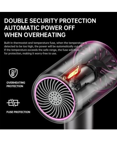 Numoya Hair Dryer Numoya Jetspeed Hair Dryer Numoya Highspeed Dryer for Travel Low Noise Blow Dryer for Home Travel Blow Dryer with Diffuser for Curly Hair (White) - Buy Online on GoSupps.com