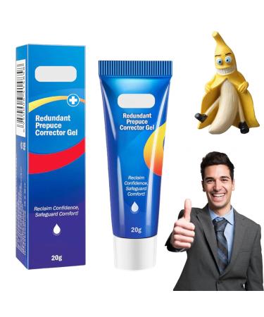 Bruteco Redundant Foreskin Corrector Gel, Foreskin Correction Gel with Natural Ingredients for Comfort Gentle and Easy Application Formula (1Pc)