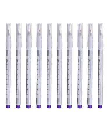 Uonlytech 10Pcs 0.5MM Tattoo Stencil Pen Eyebrow Marker Pens Fine Point Markers for Coloring Surgical Eyebrow Drawing