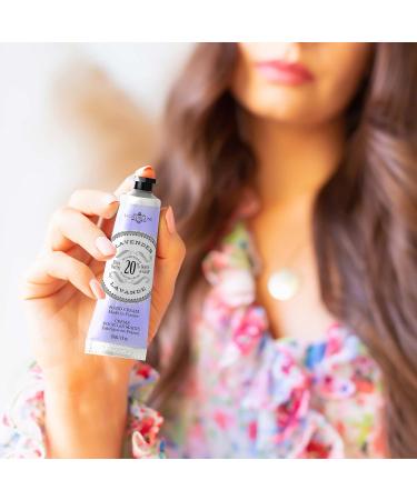 La Chatelaine 20% Shea Butter Hand Cream - Travel Size Lavender | Organic Argan Oil Moisturizing & Nourishing Paraben Free Made in France - 1 oz - Buy Online on GoSupps.com