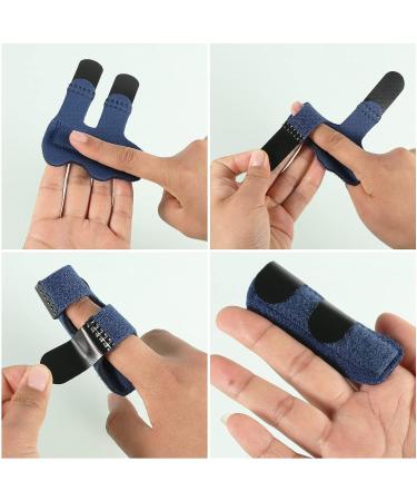 Kids Finger Splint Set - 4PCS Finger Braces for Injury Relief & Pain Protection (4 Colors) - Buy Online on GoSupps.com