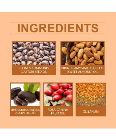 Roll On Facial Serum For Under Eyes and Face with Organic Cold Pressed Frankincense Resin Infused Oil Castor Oil and Frankincense Roll Ball - Anti-Aging Time Eraser Oil 10mL (10ml 2pc) - Buy Online on GoSupps.com