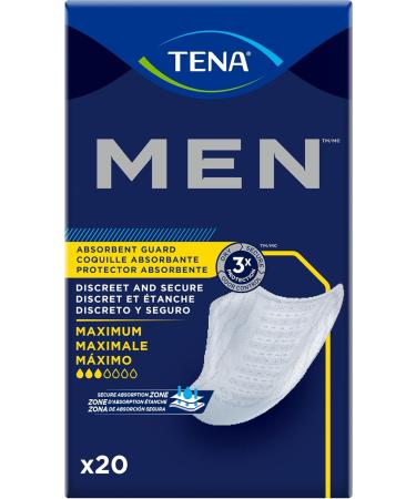 Buy Tena Men Level 2 Pads (20 Pieces) - Ultimate Comfort & Protection for Men | Best Price & Fast International Shipping - Buy Online on GoSupps.com