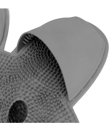 Silicone Foot Rubber Mat for Tired Feet Relieves Fatigue Exfoliates Skin & Massages in Shower - Gray - Buy Online on GoSupps.com