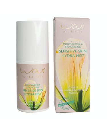 Wax in the City Hydra Mist Aloe Vera Spray - For dry skin/sunburn - organic 100% vegan - Body Skin Care Care Moisturizing Cooling - Ideal for sunburn and after hair removal