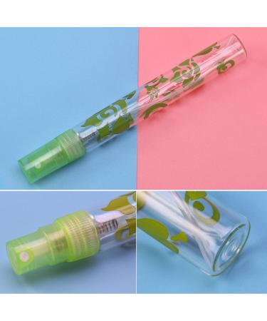 Frcolor 6pcs Refillable 10ml Perfume Atomizer Bottles for Travel - Empty Cosmetic Sprayers in Green Pink Purple Blue Orange Yellow - Buy Online on GoSupps.com