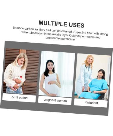 Minkissy 24-Piece Leak-Proof Ankle Towel Set | Reusable Menstrual Pads & Waterproof Inserts for Women - Buy Online on GoSupps.com