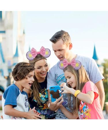 FANYITY Rapunzel Mickey Ears Headband - Perfect for Disney Trips & Birthday Parties - Purple - Buy Online on GoSupps.com