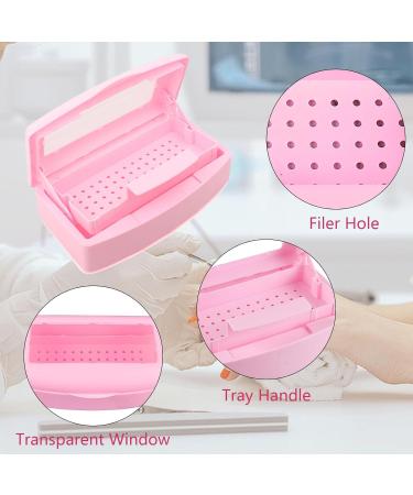 Sterilizer Tray for Nail Tools - Professional Pink Lash Tweezer Extension Sterilizer Box | Essential Esthetician Supplies - Buy Online on GoSupps.com