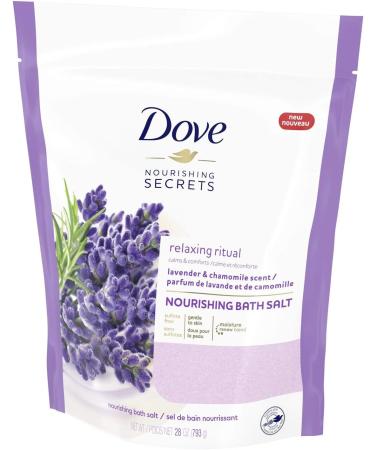 Dove Nourishing Secrets Relaxing Ritual Bath Salt - Lavender & Chamomile 28 oz - Buy Online on GoSupps.com