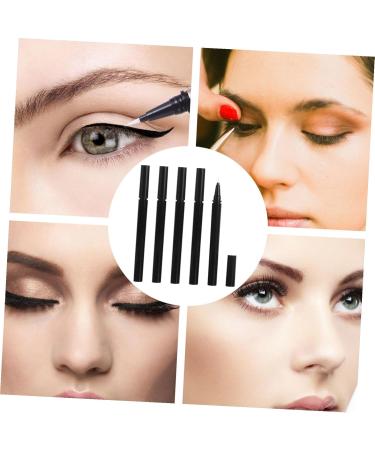 Lot de 3 Tubes Rechargeables D'eyeliner Liquide 1 Ml Embouts Pinceaux Assortis Noirs Brillants pour Maquillage Professionnel et Usage Quotidien - Buy Online on GoSupps.com