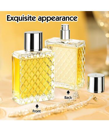 Ysimple 2 Pack 50ml Perfume Atomiser Portable Clear Empty Glass Perfume Spray Bottles Refillable Perfume Atomizer Large Cosmetic Fine Mist Atomizer for Travel(Silver) 50ml Silver - Buy Online on GoSupps.com