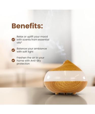 Dr. Botanicals Bio-Balance Aromatherapy Diffuser 130ml - 7 Color Lights, 2 Mist Modes - Whisper Quiet Air Purifier with Light Therapy - Buy Online on GoSupps.com