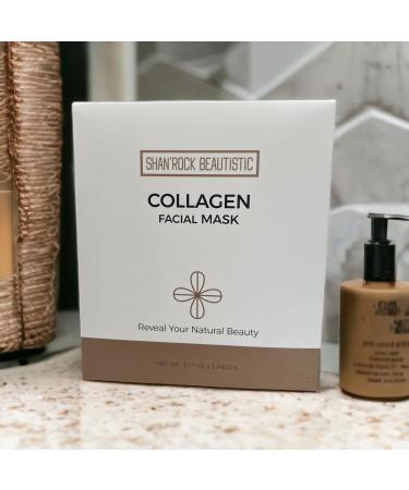 SHAN ROCK BEAUTISTIC 2pc Luxury Collagen Facial Mask Anti-Wrinkle & Hydrating Anti-Aging Formula for Radiant Skin | International Shipping Available - Buy Online on GoSupps.com