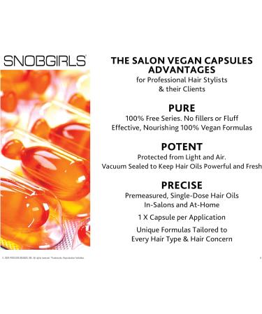 SNOBGIRLS VICE-VERSA CURLS Vegan Hair Oil Smoothing or Curl Defining All Types of Curls Curly Dry or Frizzy Hair with Amino Collagen Olive Oil Hyaluronic Acid & Hair Vitamins (15 Capsules) - Buy Online on GoSupps.com