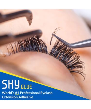Sky Glue S+ | Super Strong Lash Extension Adhesive | Professional Black 5ml | Fast Drying | 7+ Week Retention - Buy Online on GoSupps.com