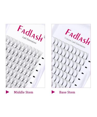 Premium 5D Volume Eyelash Extensions - 0.07mm D Curl 11mm Premade Russian Lashes for Stunning Lashes - Buy Online on GoSupps.com