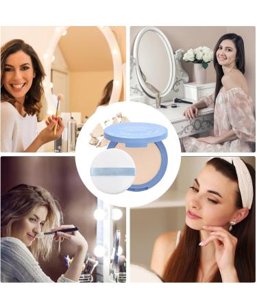 Pressed powder setting powder Matte Oil Control Face Powder Silky Matte Light Beauty Powder Makeup Face Powder Matte Oil Control Nude Makeup Pressed Powder Foundation - Buy Online on GoSupps.com