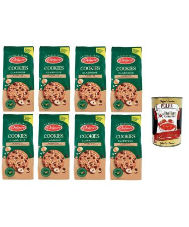 Italian Gourmet E.R. Delacre Cookies Classic Hazelnut 8 x 136g + Italian Gourmet Polpa 400g