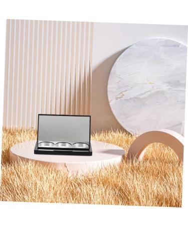  Beatifufu Refillable Makeup Palette Empty Eyeshadow Organizer Makeup Pans with 3 Grids Portable Blush Palette Cosmetic Storage Pans Travel Makeup Organizer - Buy Online on GoSupps.com