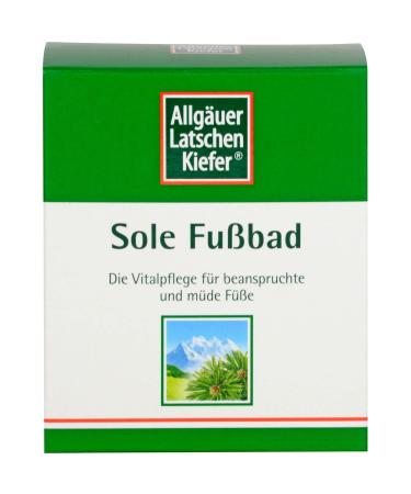 Allg u Mountain Pine Brine Foot Bath - 100g | Relaxing Foot Soak for Wellness | International Shipping - Buy Online on GoSupps.com