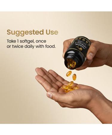 Coc March N.M.D Marine Omega-3 Fish Oil High Potency Omega 3 Supplement with 500 mg EPA & 250 mg DHA Enteric Coated, No Fishy Burps & Aftertaste Omega-3 Fish Oil for Women & Men, 3-Month Supply - Buy Online on GoSupps.com