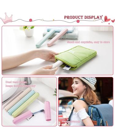 Shop Xtudou Toothbrush Set - 4 Portable Etui 8 Covers & 3 Silicone Baby Toothbrushes - Perfect for Travel Camping & Home | 4 Color Options - Buy Online on GoSupps.com
