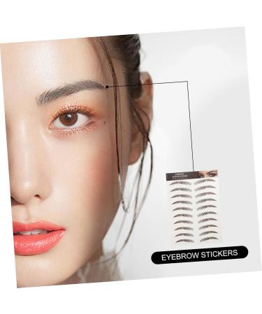 Beavorty 72 Sheets Waterproof Eyebrow Stickers Eyebrow Grooming Shaping Kit Eyebrow Tattoos Stickers Make up - Buy Online on GoSupps.com