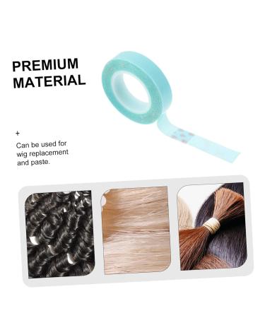 Angoily 4 Rolls Wig Double Sided Tape Waterproof Tape Lace Front Hair System Tape Hair Extension Adhesive Strips Water Proof Tape Adhesive Double Sided Tape Blue Stickers Pu Paper Wig Glue - Buy Online on GoSupps.com