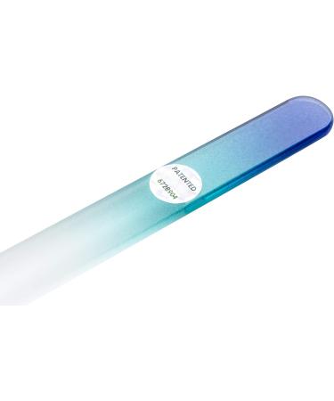 REMOS Double-Sided Blue Tempered Glass Nail File for Professional Nail Care - Buy Online on GoSupps.com