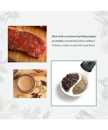 Soeos Whole Black Peppercorns - 16 oz | Premium Quality Spices - Buy Online on GoSupps.com