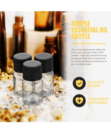 CIIEEO 50 Pack Refillable 5ml Plastic Oil Sample Bottles with Screw Caps - Empty Lotion & Soap Containers for eCommerce Shipping - Buy Online on GoSupps.com