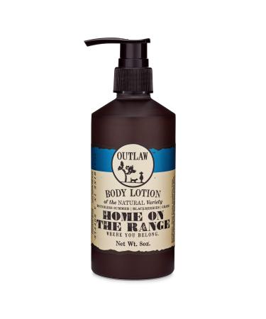 Home On The Range Natural Fresh-Scented Summer-Inspired Lotion - The Smell of Peace - Ripe Blackberries, Fresh Laundry, And Just-Cut Grass - Men's And Women's Lotion - 8 fl. oz. - Outlaw