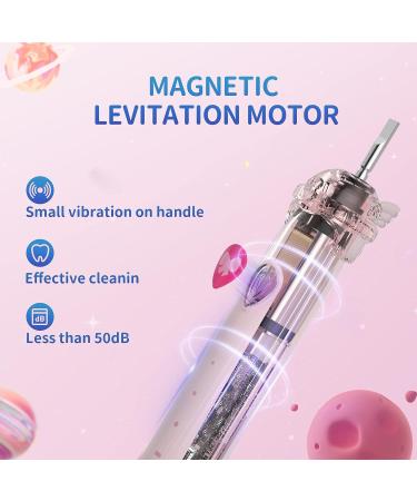 JTF Sonic Electric Toothbrush for Kids 3-12 | Rechargeable Pink Toothbrush with Smart Timer | 4 Kids Size Brush Heads Included - Buy Online on GoSupps.com