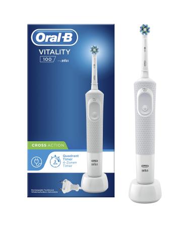 Oral-B Vitality 100 CrossAction Blanco 1 Count (Pack of 1) - Buy Online on GoSupps.com