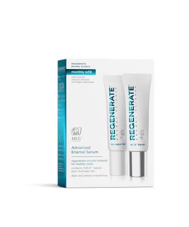 Regenerates special tooth enamel serum refill monthly refill |Remineralization of the enamel for strong healthy teeth |2x 16 ml