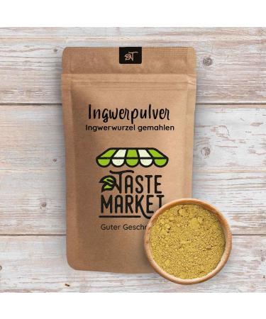  TASTE Guter Geschmack 2 kg of ginger powder | Ground ginger Ginger tea | Ginger root spices spices ginger water 2000 g - Buy Online on GoSupps.com