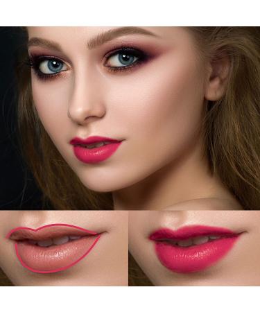 DELISOUL 8-Piece Matte Lip Liner Pencil Set - Waterproof & Long-Lasting with Sharpener - Buy Online on GoSupps.com