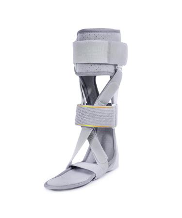 Tairibousy AFO Foot Drop Brace Ankle Foot Orthosis Medical Foot Up Afo Walking with Shoe for Stroke Hemiplegia for Men and Women (Small-Left)
