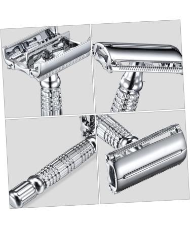 Minkissy Manual Double-Edged Razor for Men | Classic Face & Body Razor | Premium Beard Shaving Tool - Buy Online on GoSupps.com