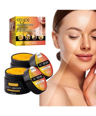 Eelhoe Tanning Gel, Intensive Soft Brown Tanning Accelerator Cream, Intensive Tanning Gel For Outdoor Sun, Achieve Natural Tan Skin (2PCS)